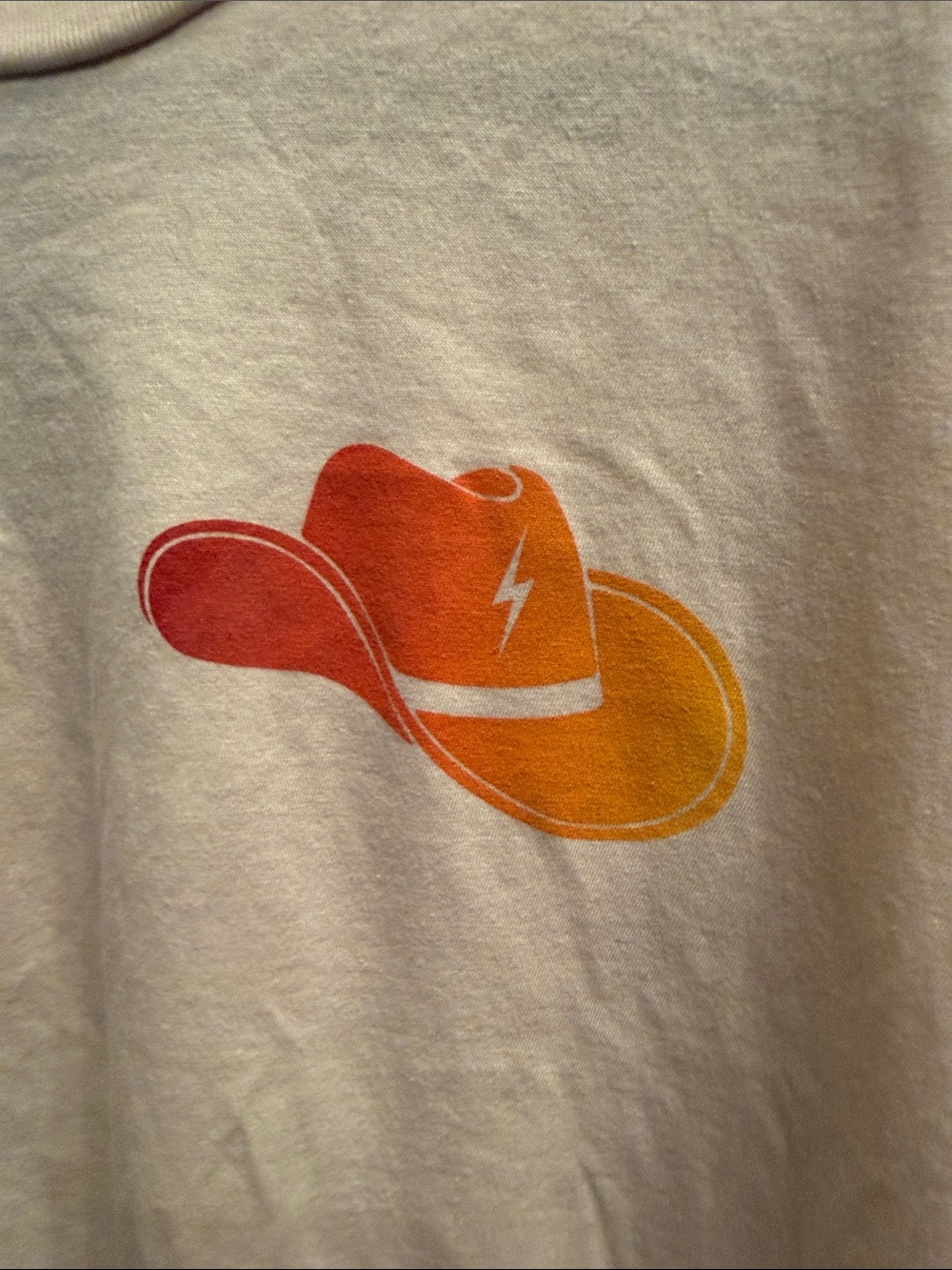 Aviator Nation Kids Cream Tee with Orange & Yellow Hat Graphic - Picture 3 of 5